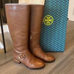 Tory Burch leather riding boots